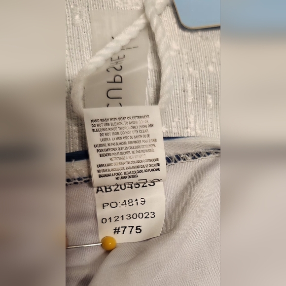 CUPSHE SWIM SIZE XL STRIPED One-Piece Swimsuit - Picture 8 of 12